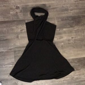 Black Brandy Melville Wrap Skater Dress